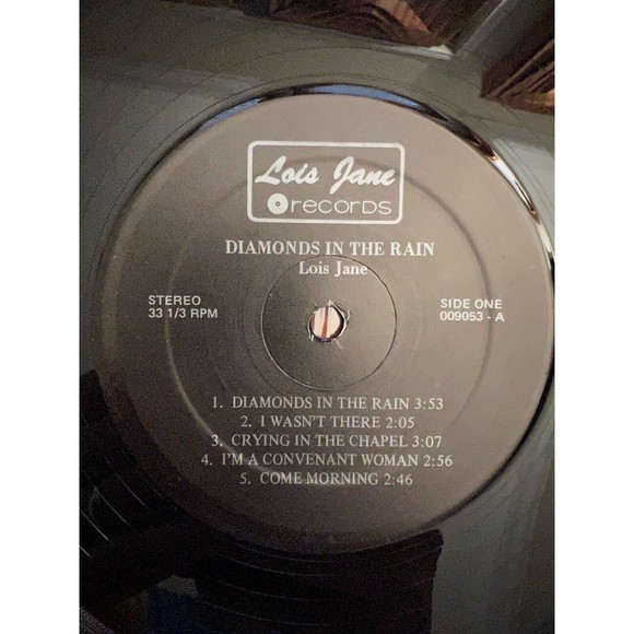 Lois Jane Diamonds In The Rain LP 009053 EX Private Label Shrink - Picture 5 of 7